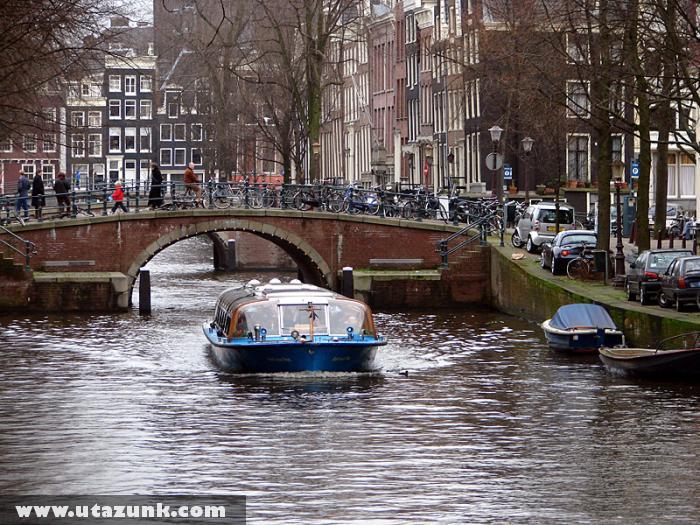 Hajókázás Amszterdamban