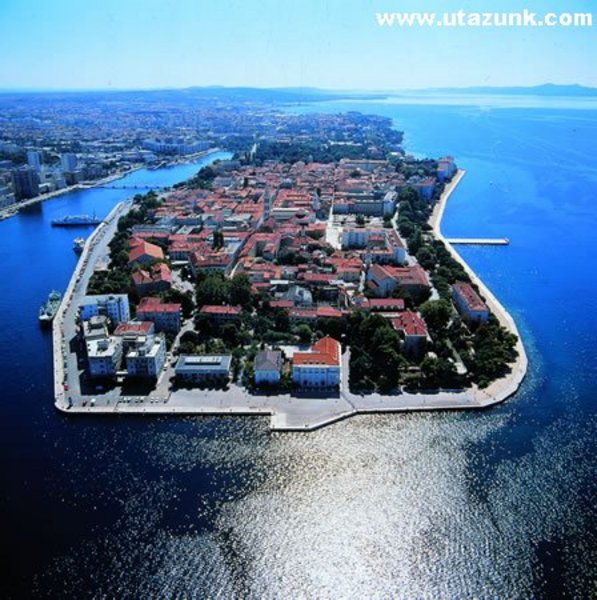 Tengerparti városrész Zadarban