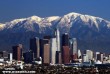 Los Angeles üzleti központja és a hegyek