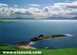 Az ír tenger idilli képe
