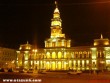 Arad - Városháza (este)